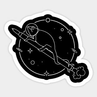 Space Lizard Sticker